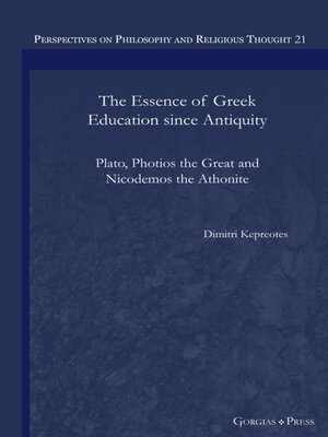 cover image of The Essence of Greek Education since Antiquity